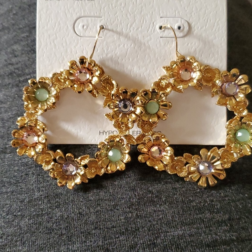Flower Wreath Earrings
